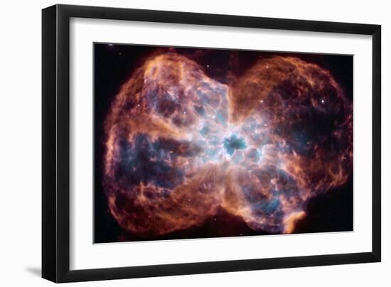 The Colorful Demise of a Sun-like Star Space Photo-null-Framed Art Print
