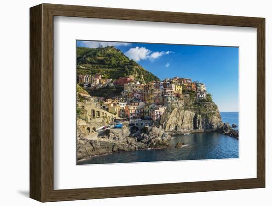 The Colorful Village of Manarola, Cinque Terre, Liguria, Italy-Stefano Politi Markovina-Framed Photographic Print