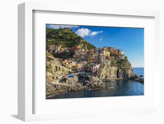 The Colorful Village of Manarola, Cinque Terre, Liguria, Italy-Stefano Politi Markovina-Framed Photographic Print