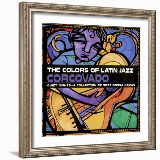 The Colors of Latin Jazz: Corcovado-null-Framed Art Print