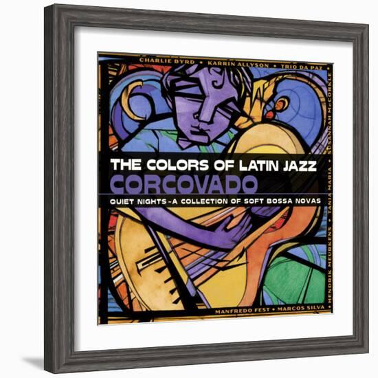 The Colors of Latin Jazz: Corcovado-null-Framed Art Print