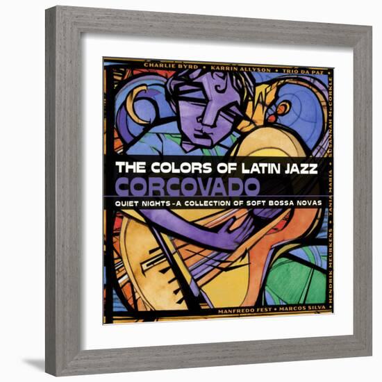 The Colors of Latin Jazz: Corcovado-null-Framed Art Print