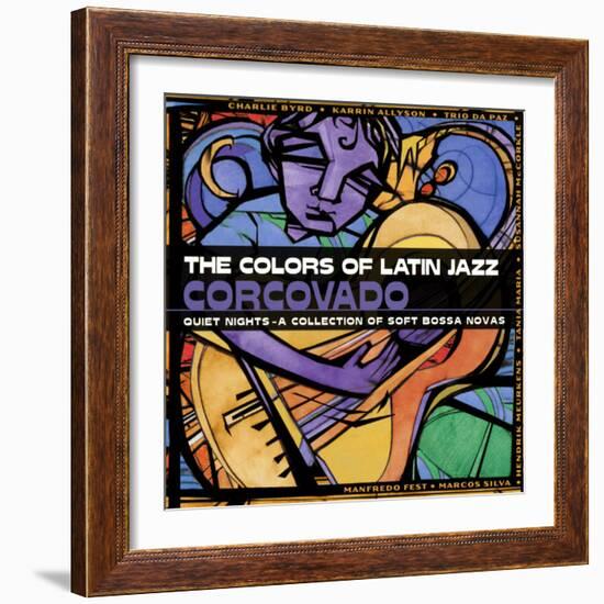 The Colors of Latin Jazz: Corcovado-null-Framed Art Print