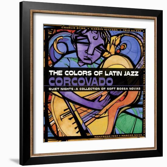 The Colors of Latin Jazz: Corcovado-null-Framed Art Print