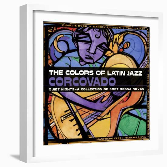 The Colors of Latin Jazz: Corcovado-null-Framed Art Print