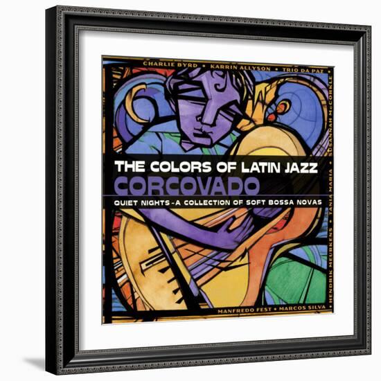 The Colors of Latin Jazz: Corcovado-null-Framed Art Print