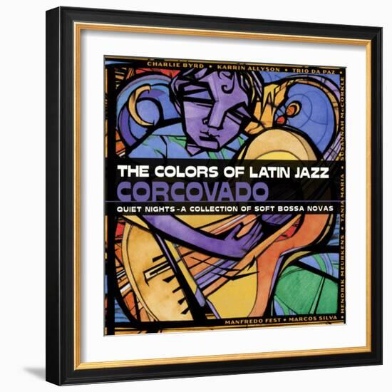 The Colors of Latin Jazz: Corcovado-null-Framed Art Print