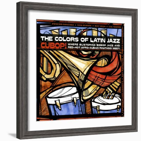 The Colors of Latin Jazz Cubop!-null-Framed Art Print