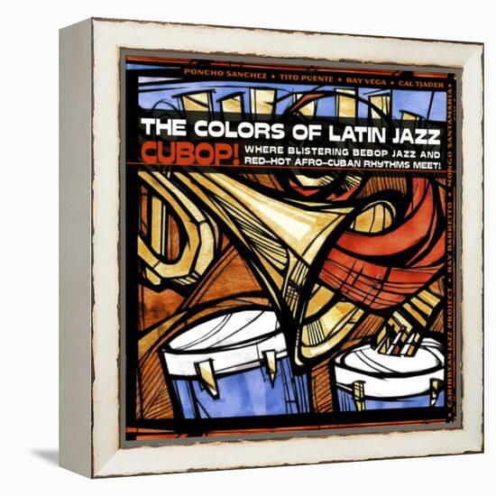 The Colors of Latin Jazz Cubop!-null-Framed Stretched Canvas