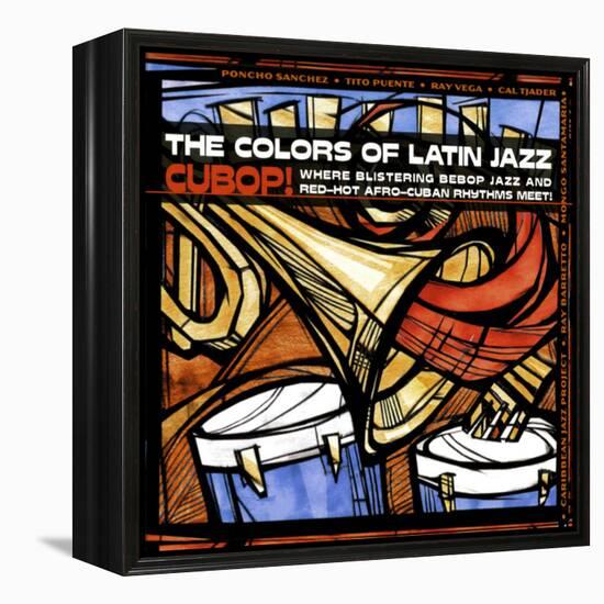 The Colors of Latin Jazz Cubop!-null-Framed Stretched Canvas