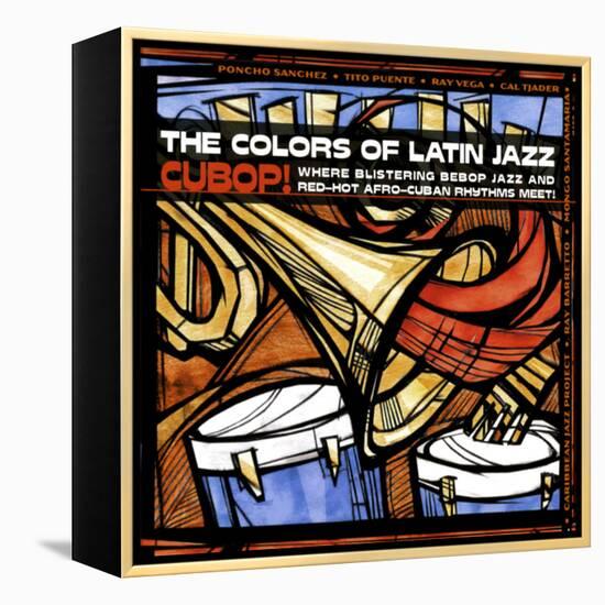 The Colors of Latin Jazz Cubop!-null-Framed Stretched Canvas