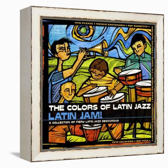 The Colors of Latin Jazz: Latin Jam!-null-Framed Stretched Canvas