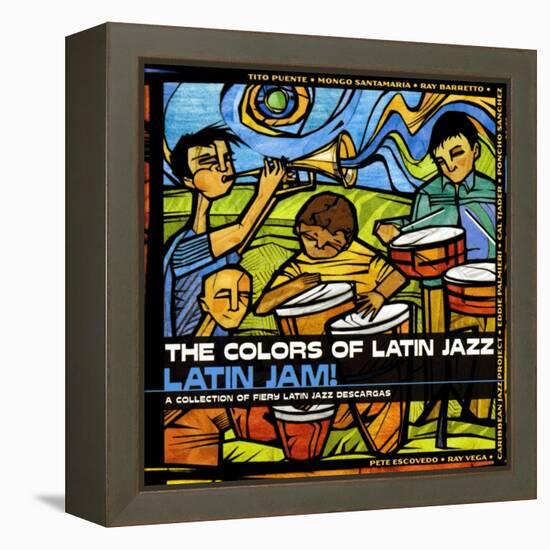 The Colors of Latin Jazz: Latin Jam!-null-Framed Stretched Canvas