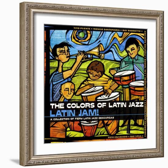 The Colors of Latin Jazz: Latin Jam!-null-Framed Art Print