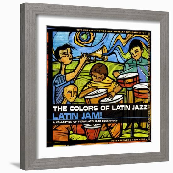 The Colors of Latin Jazz: Latin Jam!-null-Framed Art Print