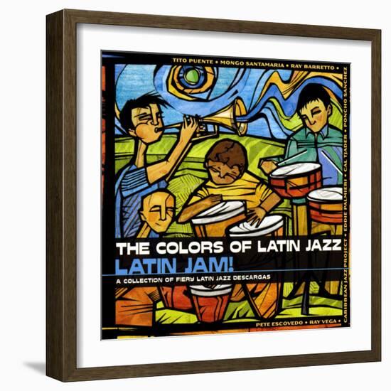 The Colors of Latin Jazz: Latin Jam!--Framed Art Print