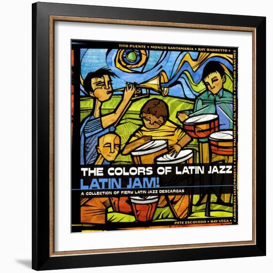 The Colors of Latin Jazz: Latin Jam!--Framed Art Print