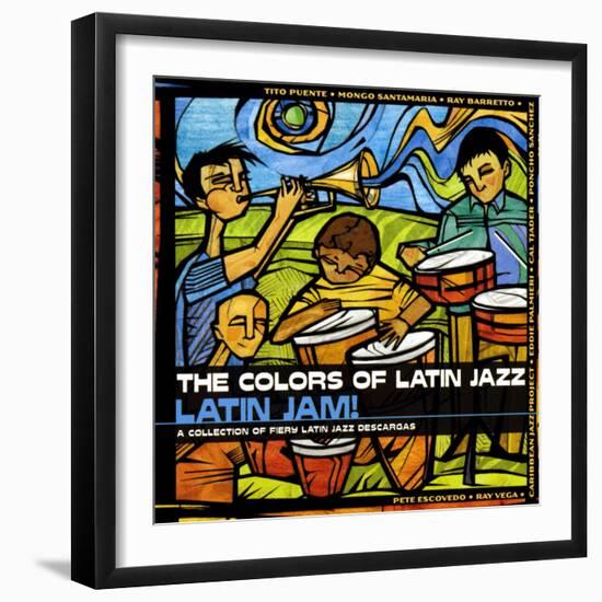 The Colors of Latin Jazz: Latin Jam!--Framed Art Print