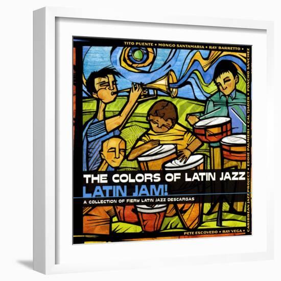 The Colors of Latin Jazz: Latin Jam!--Framed Art Print