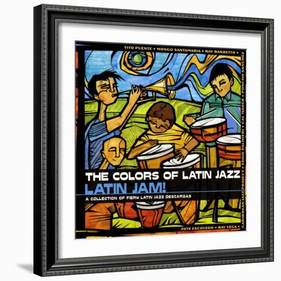 The Colors of Latin Jazz: Latin Jam!-null-Framed Art Print