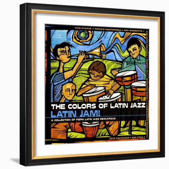 The Colors of Latin Jazz: Latin Jam!-null-Framed Art Print