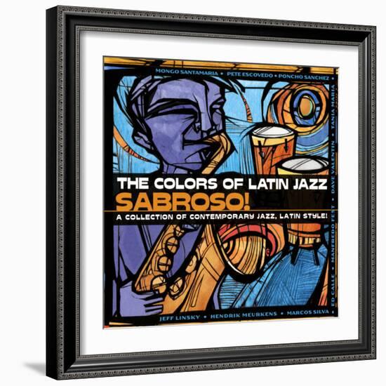 The Colors of Latin Jazz Sabroso!--Framed Art Print