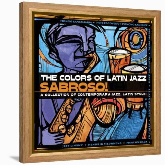 The Colors of Latin Jazz Sabroso!-null-Framed Stretched Canvas