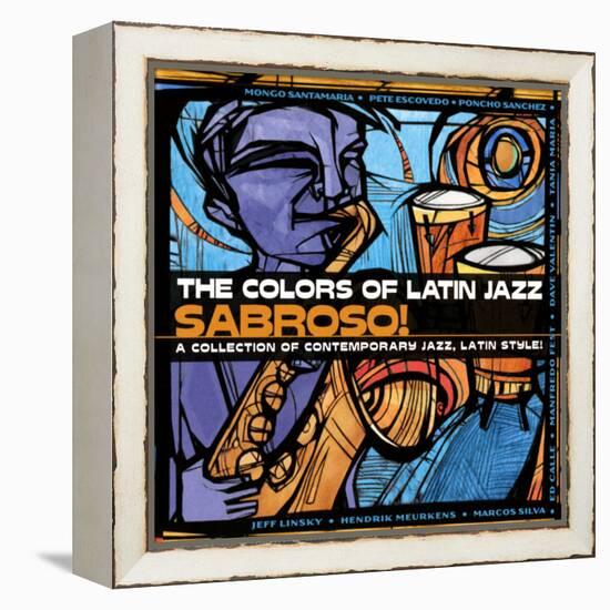 The Colors of Latin Jazz Sabroso!-null-Framed Stretched Canvas