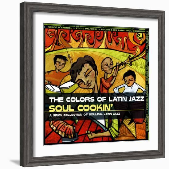 The Colors of Latin Jazz: Soul Cookin'-null-Framed Art Print