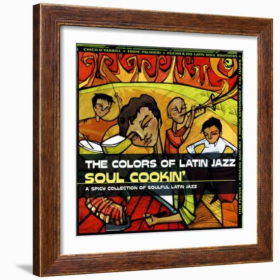 The Colors of Latin Jazz: Soul Cookin'-null-Framed Art Print