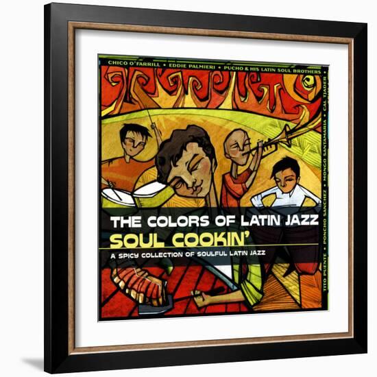 The Colors of Latin Jazz: Soul Cookin'-null-Framed Art Print