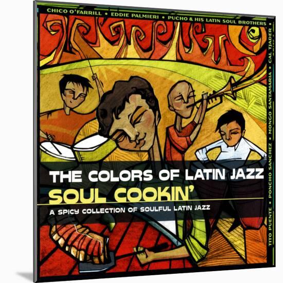 The Colors of Latin Jazz: Soul Cookin'-null-Mounted Art Print