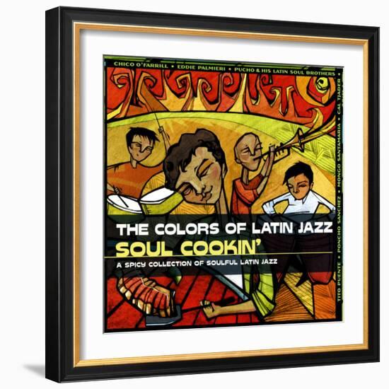 The Colors of Latin Jazz: Soul Cookin'-null-Framed Art Print