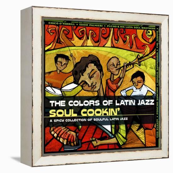 The Colors of Latin Jazz: Soul Cookin'-null-Framed Stretched Canvas