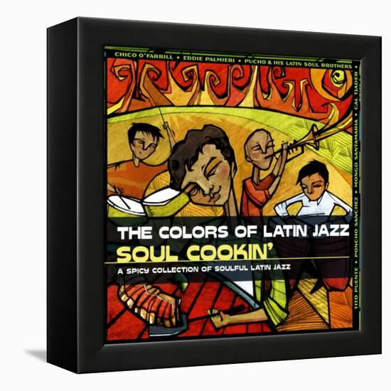 The Colors of Latin Jazz: Soul Cookin'-null-Framed Stretched Canvas