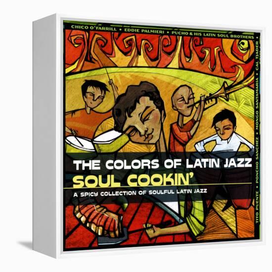 The Colors of Latin Jazz: Soul Cookin'-null-Framed Stretched Canvas