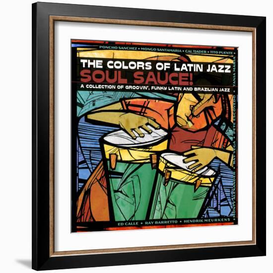 The Colors of Latin Jazz Soul Sauce!-null-Framed Art Print