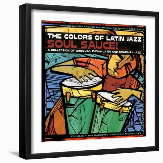 The Colors of Latin Jazz Soul Sauce!-null-Framed Art Print
