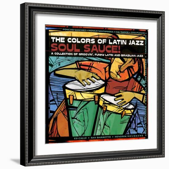 The Colors of Latin Jazz Soul Sauce!-null-Framed Art Print