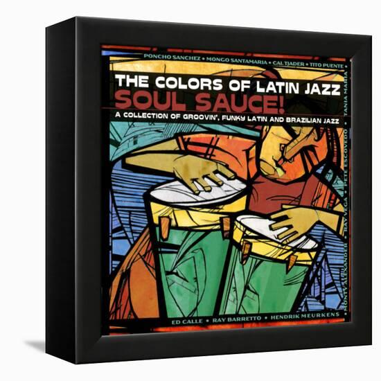 The Colors of Latin Jazz Soul Sauce!-null-Framed Stretched Canvas