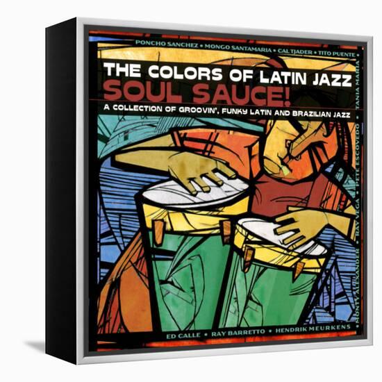 The Colors of Latin Jazz Soul Sauce!-null-Framed Stretched Canvas