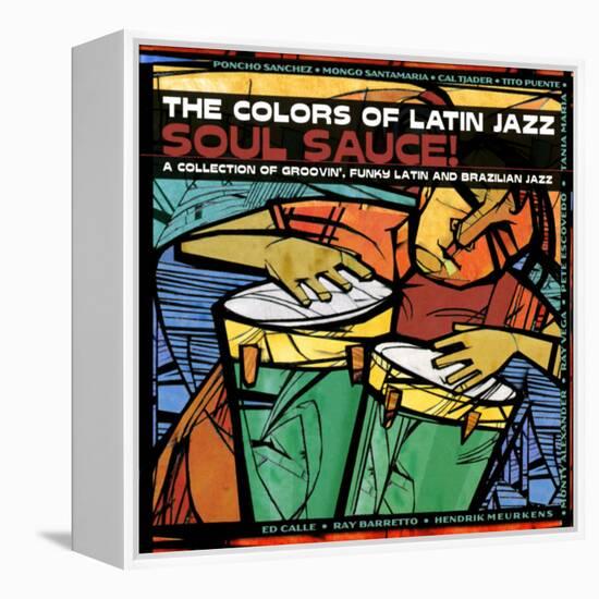 The Colors of Latin Jazz Soul Sauce!-null-Framed Stretched Canvas