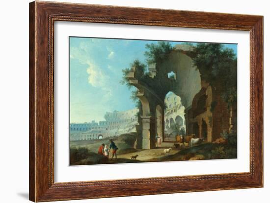 The Colosseum at Rome-Hendrik Van Lint-Framed Giclee Print