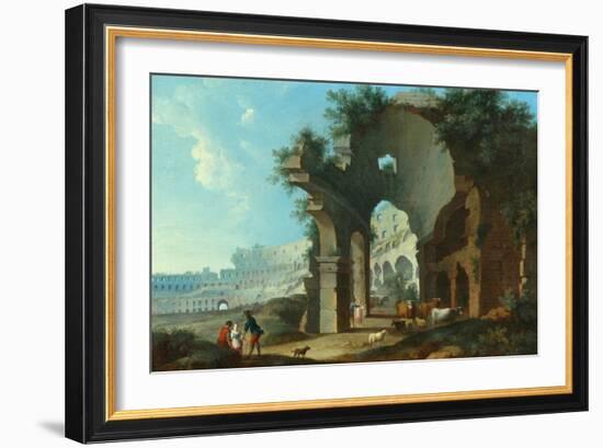 The Colosseum at Rome-Hendrik Van Lint-Framed Giclee Print