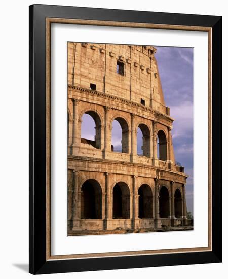 The Colosseum at Sunset, Rome, Lazio, Italy, Europe-Ruth Tomlinson-Framed Photographic Print