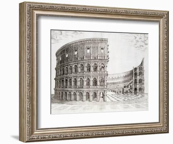 The Colosseum, Built in AD 80-null-Framed Giclee Print