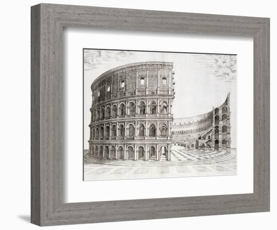 The Colosseum, Built in AD 80-null-Framed Giclee Print