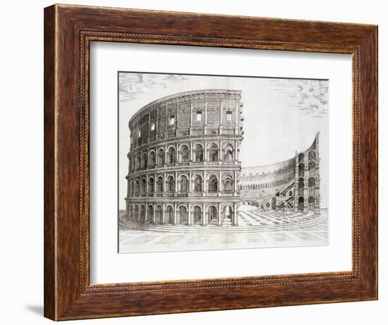 The Colosseum, Built in AD 80--Framed Giclee Print