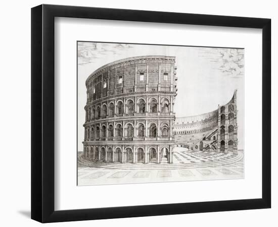 The Colosseum, Built in AD 80-null-Framed Giclee Print