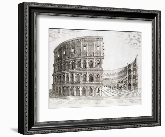 The Colosseum, Built in AD 80-null-Framed Giclee Print